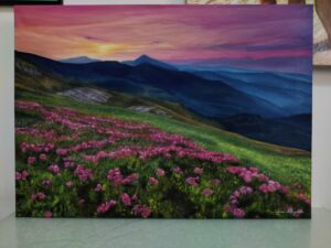 Paesaggio - dipinto a mano 70x50cm